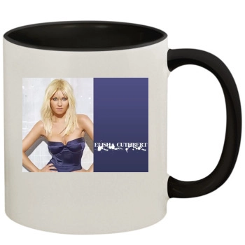 Elisha Cuthbert 11oz Colored Inner & Handle Mug