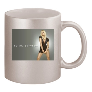 Elisha Cuthbert 11oz Metallic Silver Mug