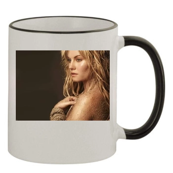 Elisha Cuthbert 11oz Colored Rim & Handle Mug