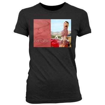 Emily VanCamp Women's Junior Cut Crewneck T-Shirt