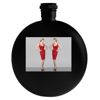 Emily VanCamp Round Flask