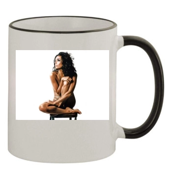 Eva Longoria 11oz Colored Rim & Handle Mug