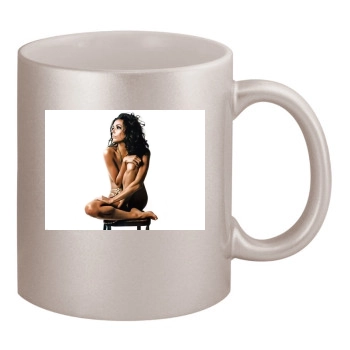 Eva Longoria 11oz Metallic Silver Mug