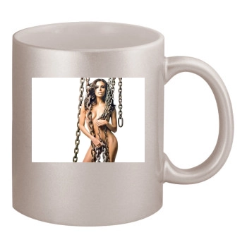 Eva Longoria 11oz Metallic Silver Mug