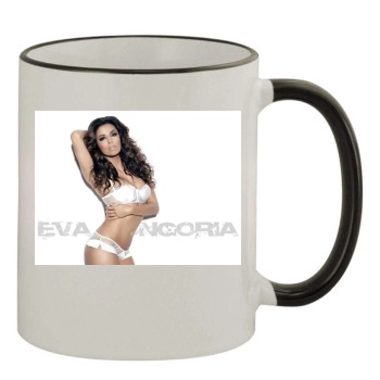 Eva Longoria 11oz Colored Rim & Handle Mug