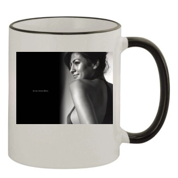 Eva Mendes 11oz Colored Rim & Handle Mug