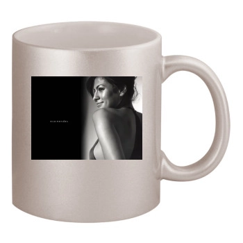 Eva Mendes 11oz Metallic Silver Mug