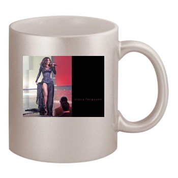 Fergie 11oz Metallic Silver Mug