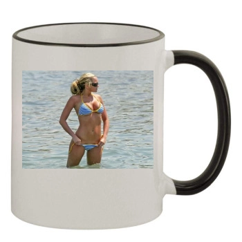 Jennifer Ellison 11oz Colored Rim & Handle Mug