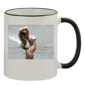 Jennifer Ellison 11oz Colored Rim & Handle Mug