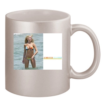 Jennifer Ellison 11oz Metallic Silver Mug