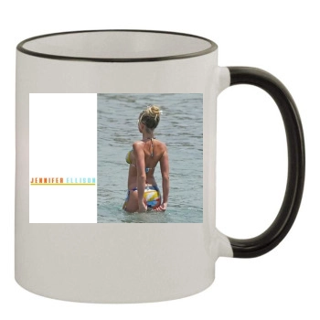 Jennifer Ellison 11oz Colored Rim & Handle Mug