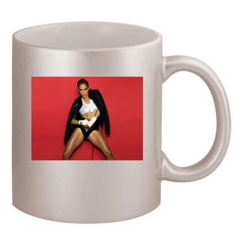 Jennifer Lopez 11oz Metallic Silver Mug