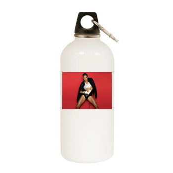 Jennifer Lopez White Water Bottle With Carabiner