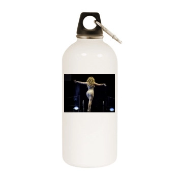 Jennifer Lopez White Water Bottle With Carabiner