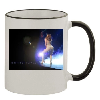 Jennifer Lopez 11oz Colored Rim & Handle Mug