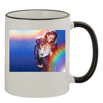 Jennifer Lopez 11oz Colored Rim & Handle Mug