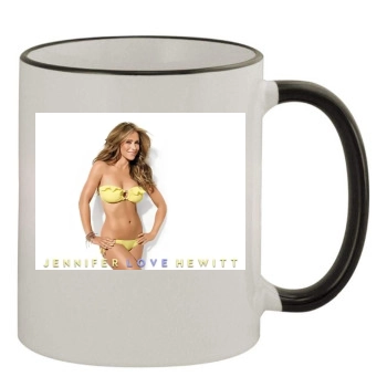 Jennifer Love Hewitt 11oz Colored Rim & Handle Mug