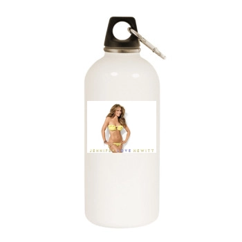 Jennifer Love Hewitt White Water Bottle With Carabiner