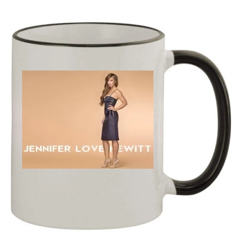 Jennifer Love Hewitt 11oz Colored Rim & Handle Mug