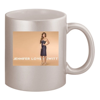 Jennifer Love Hewitt 11oz Metallic Silver Mug