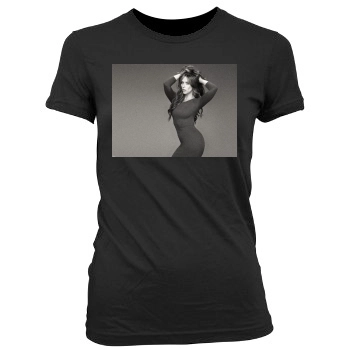 Jennifer Love Hewitt Women's Junior Cut Crewneck T-Shirt