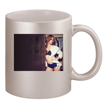 Jennifer Love Hewitt 11oz Metallic Silver Mug