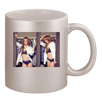 Jennifer Love Hewitt 11oz Metallic Silver Mug