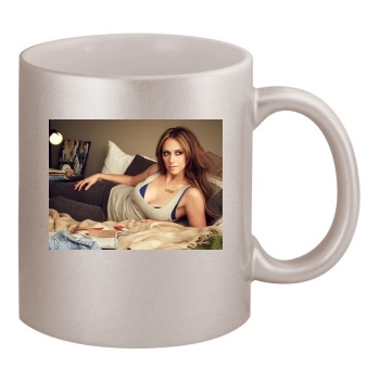 Jennifer Love Hewitt 11oz Metallic Silver Mug