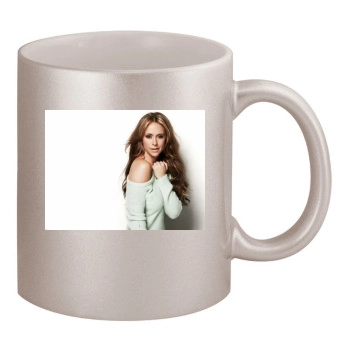 Jennifer Love Hewitt 11oz Metallic Silver Mug