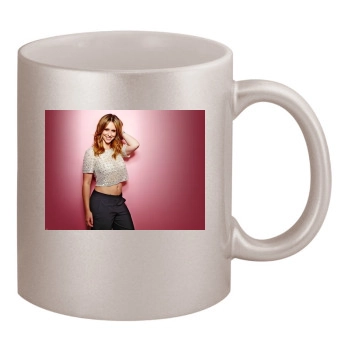 Jennifer Love Hewitt 11oz Metallic Silver Mug