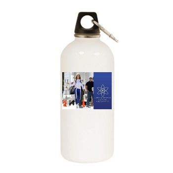 Jennifer Love Hewitt White Water Bottle With Carabiner