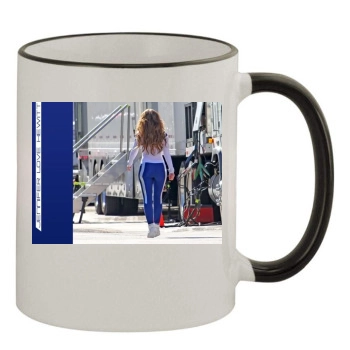 Jennifer Love Hewitt 11oz Colored Rim & Handle Mug