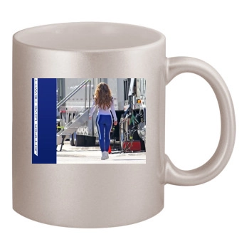 Jennifer Love Hewitt 11oz Metallic Silver Mug