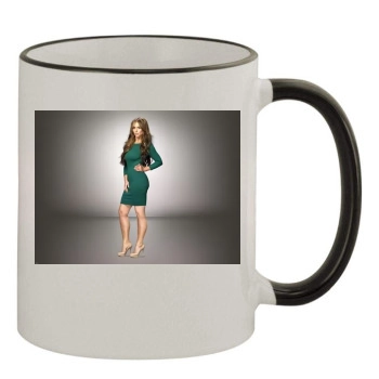 Jennifer Love Hewitt 11oz Colored Rim & Handle Mug