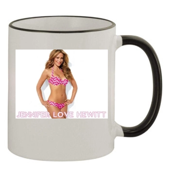 Jennifer Love Hewitt 11oz Colored Rim & Handle Mug