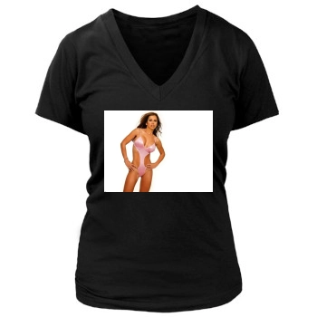 Jennifer Walcott Women's Deep V-Neck TShirt