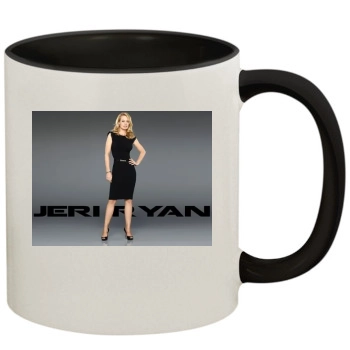 Jeri Ryan 11oz Colored Inner & Handle Mug