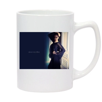 Jessica Alba 14oz White Statesman Mug