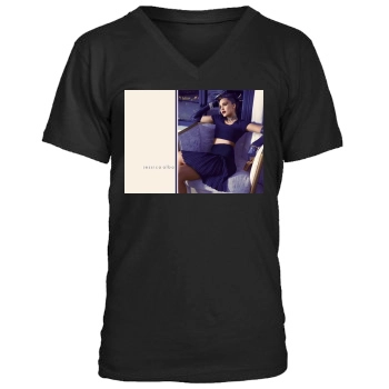 Jessica Alba Men's V-Neck T-Shirt