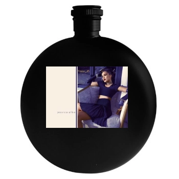 Jessica Alba Round Flask