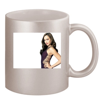 Jessica Alba 11oz Metallic Silver Mug