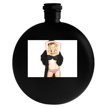 Malin Akerman Round Flask