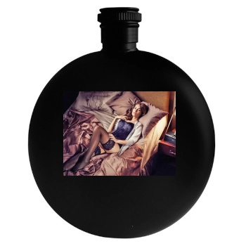 Megan Fox Round Flask