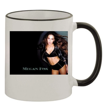 Megan Fox 11oz Colored Rim & Handle Mug