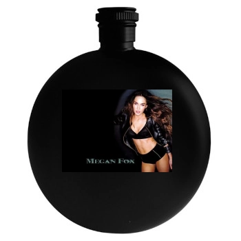 Megan Fox Round Flask