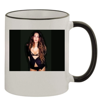 Megan Fox 11oz Colored Rim & Handle Mug