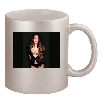 Megan Fox 11oz Metallic Silver Mug