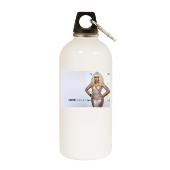 Nicki Minaj White Water Bottle With Carabiner