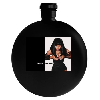 Nicki Minaj Round Flask